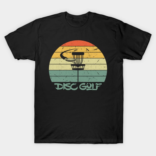 Disc Golf Classic Vintage Frisbee Golf T-Shirt T-Shirt by RK Design